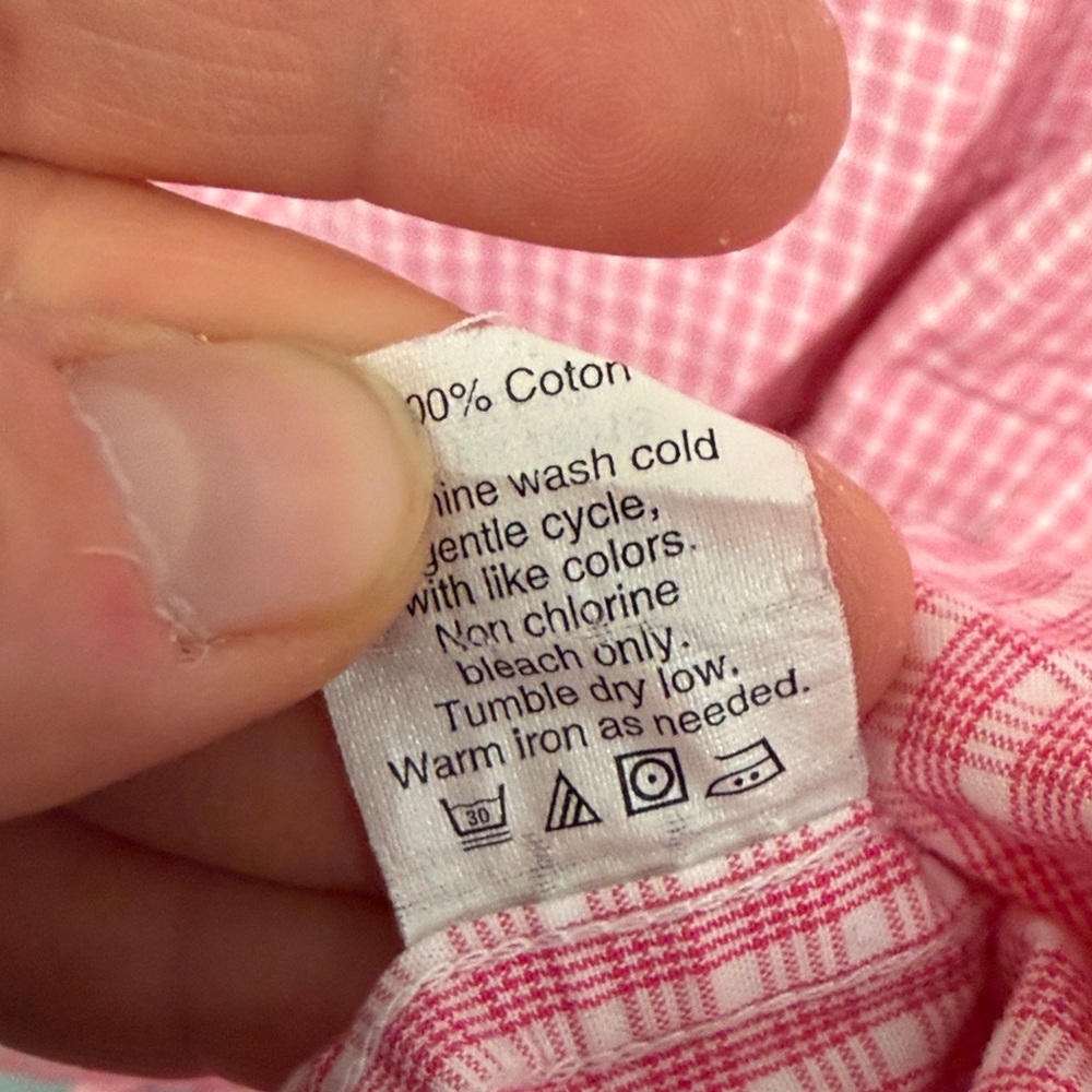 J Crew Men's Pink Checkered Shirt Gingham Size XL Preppy Office Teacher Academia - Picture 6 of 9